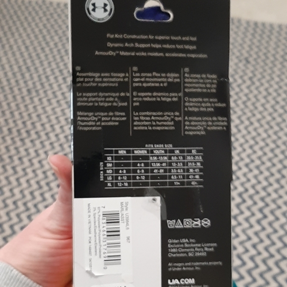 Women's 6-9/Youth 3Y-8Y Under Armour 6 pack NEW - Picture 5 of 7